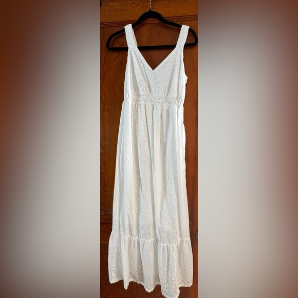 Isabel by Ingrid Isabel white eyelet maternity dress size xs - Picture 1 of 5